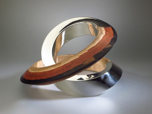 Infinitas II 2012 silver, bamboo, bubinga, ebony. Fred Weegenaar