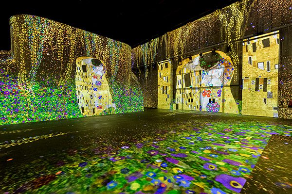 Gustav Klimt, Gold in Motion credit: Culturespaces - Eric Spiller