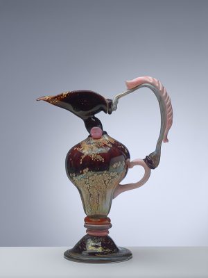 Bernard Heesen, Aiguière 2002 blown glass, photo by Erik en Petra Hesmerg