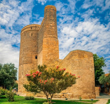 The Maiden Tower, old city of Baku
