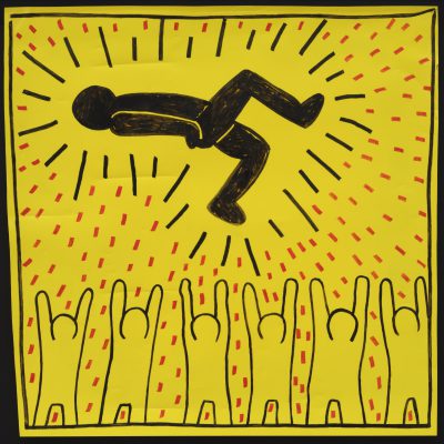 MARTOS GALLERY
Keith Haring (USA, Pennsylvania 1958-1990 New York)
Untitled, May 23, 1981
Marker on plastic
53.3 x 57.3 cm
