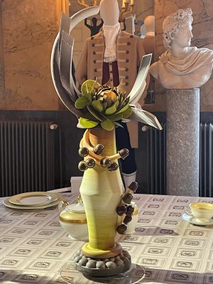  Monumental chocolate table piece by Robert van Beckoven