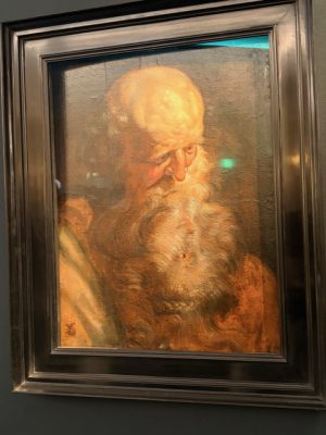 Bearded old man, looking down to his left by Peter Paul Rubens