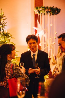 f.l.t.r: H.E. Mrs. Sally Loo Hui, Amb. of Panama, H.E. Mr. Rokuichiro Michii, Amb. of Japan and H.E. Mr. Asi Mamanee, Amb. of Thailand