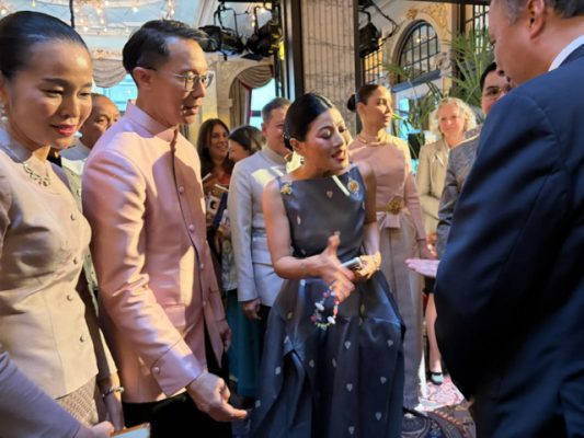 Mrs. Mamanee, Ambassador Mamanee and HRH Princess Sirivannavari